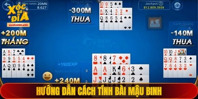 Hướng dẫn cách tính bài mậu binh XOCDIA88