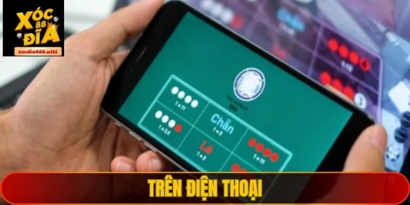 Trên điện thoại